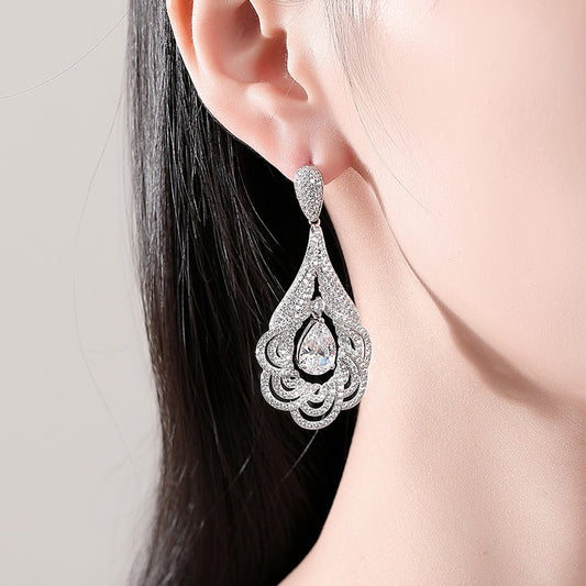 Celestia Knot Drop Earrings