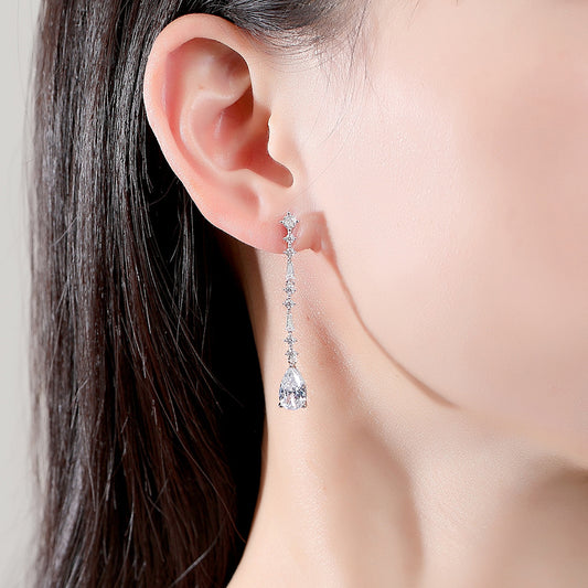 Starlight Linear Drop Earrings