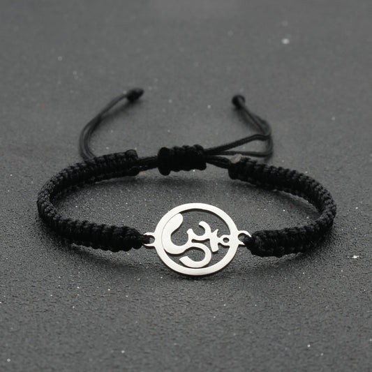 OM Braided Bracelet