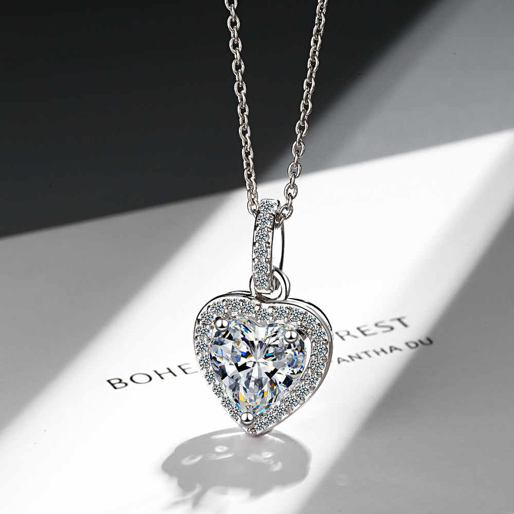 Forever Heart Solitaire Necklace