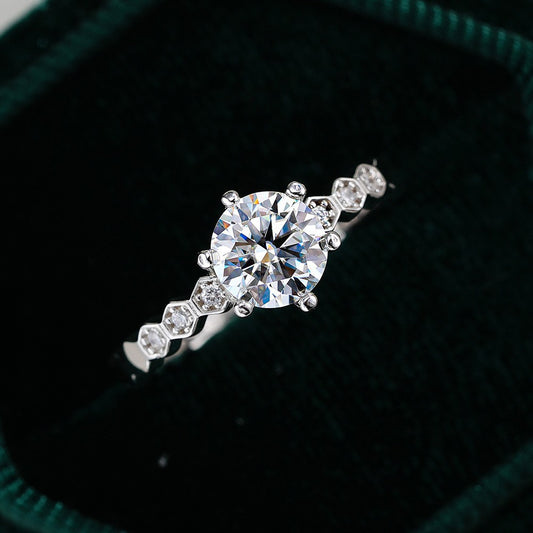 CELESTE SOLITAIRE MOISSANITE RING