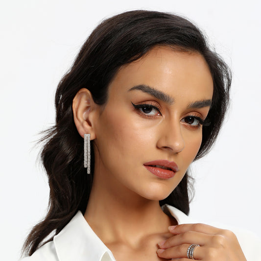 LUMIÈRE TENNIS DROP EARRINGS