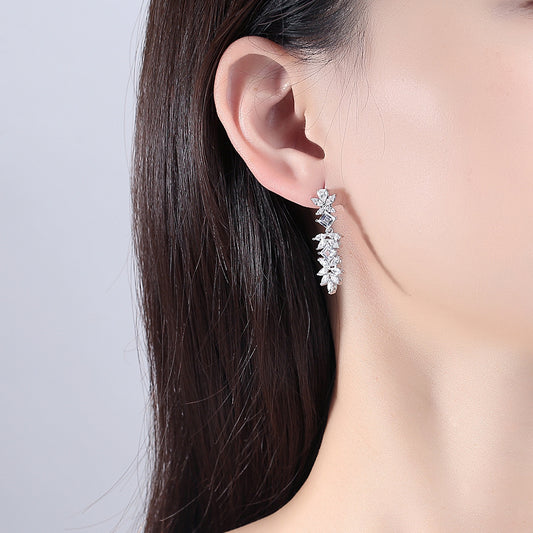 Lumière Floral Cascade Earrings