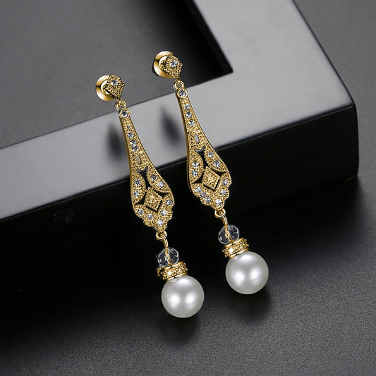 Zarmin Pearl Heirloom Earrings