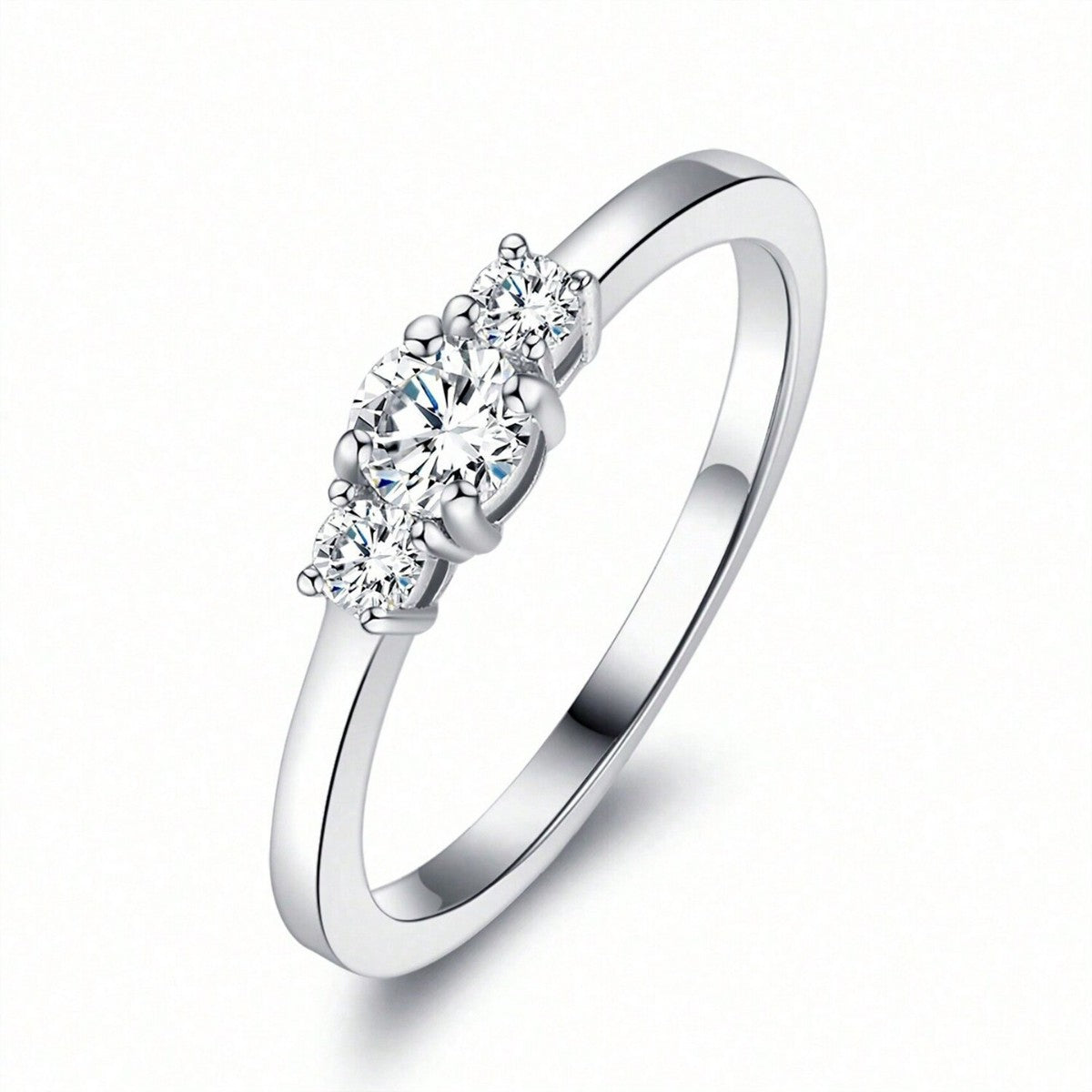 Sparkling Row of Ring