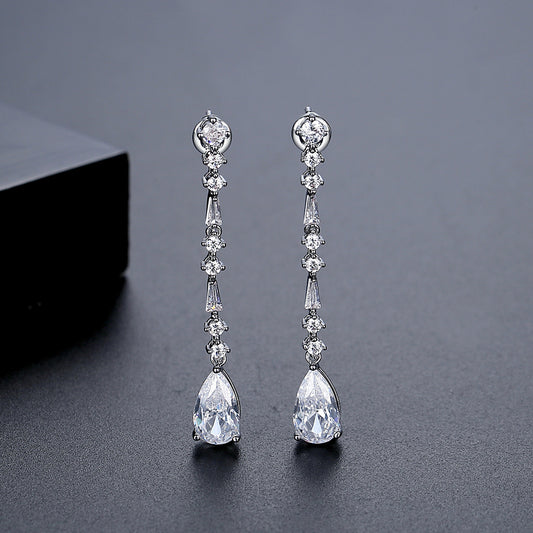 Starlight Linear Drop Earrings