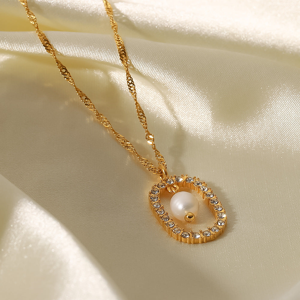 Bell Pearl Necklace