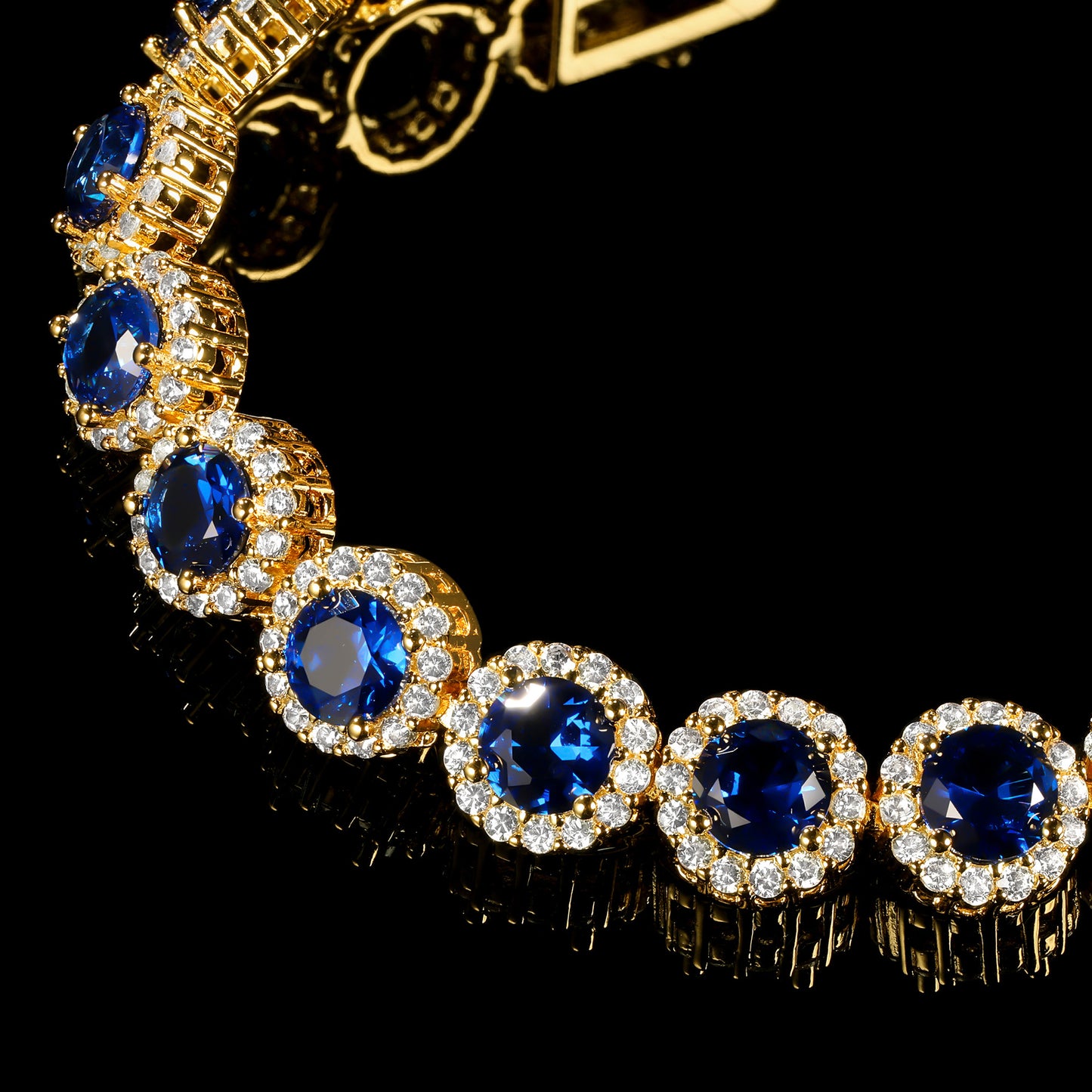 SAPPHIRE IMPERIA HALO BRACELET