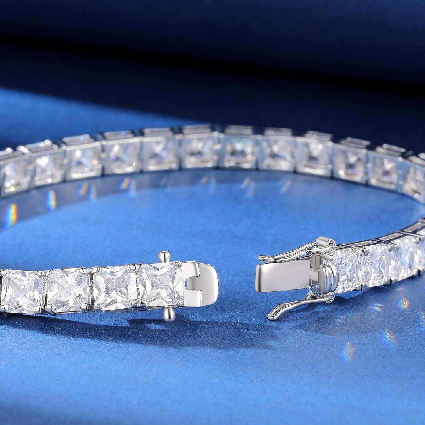 Luxury Princess Cut Tennis Bracelet