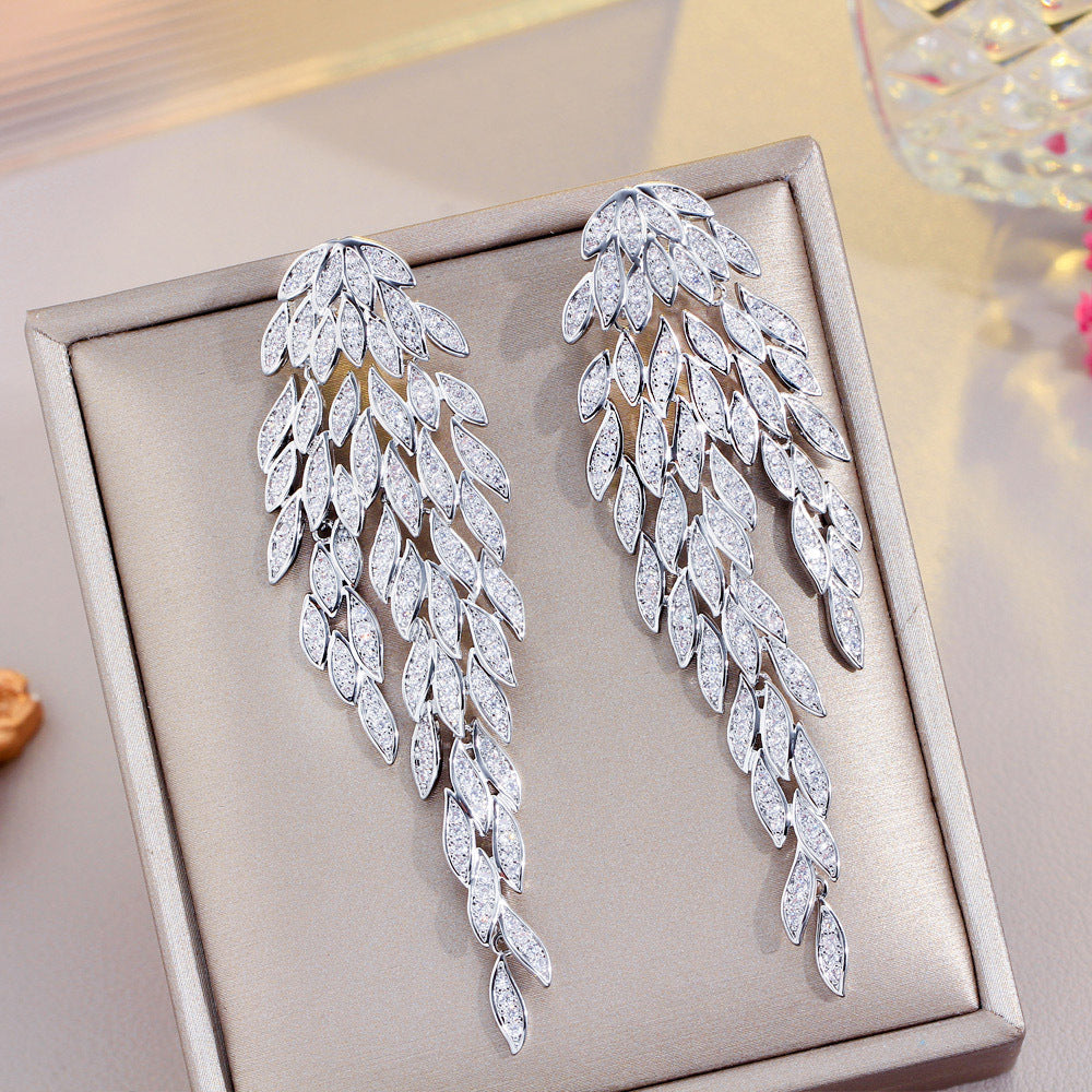 Diamond Wings Earrings