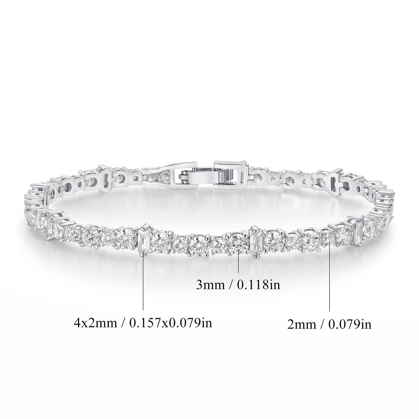 SIGNATURE BAGUETTE & ROUND BRACELET