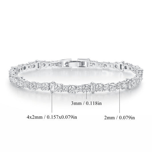 SIGNATURE BAGUETTE & ROUND BRACELET