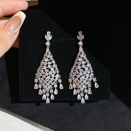 Starlume Lattice Drop Earrings