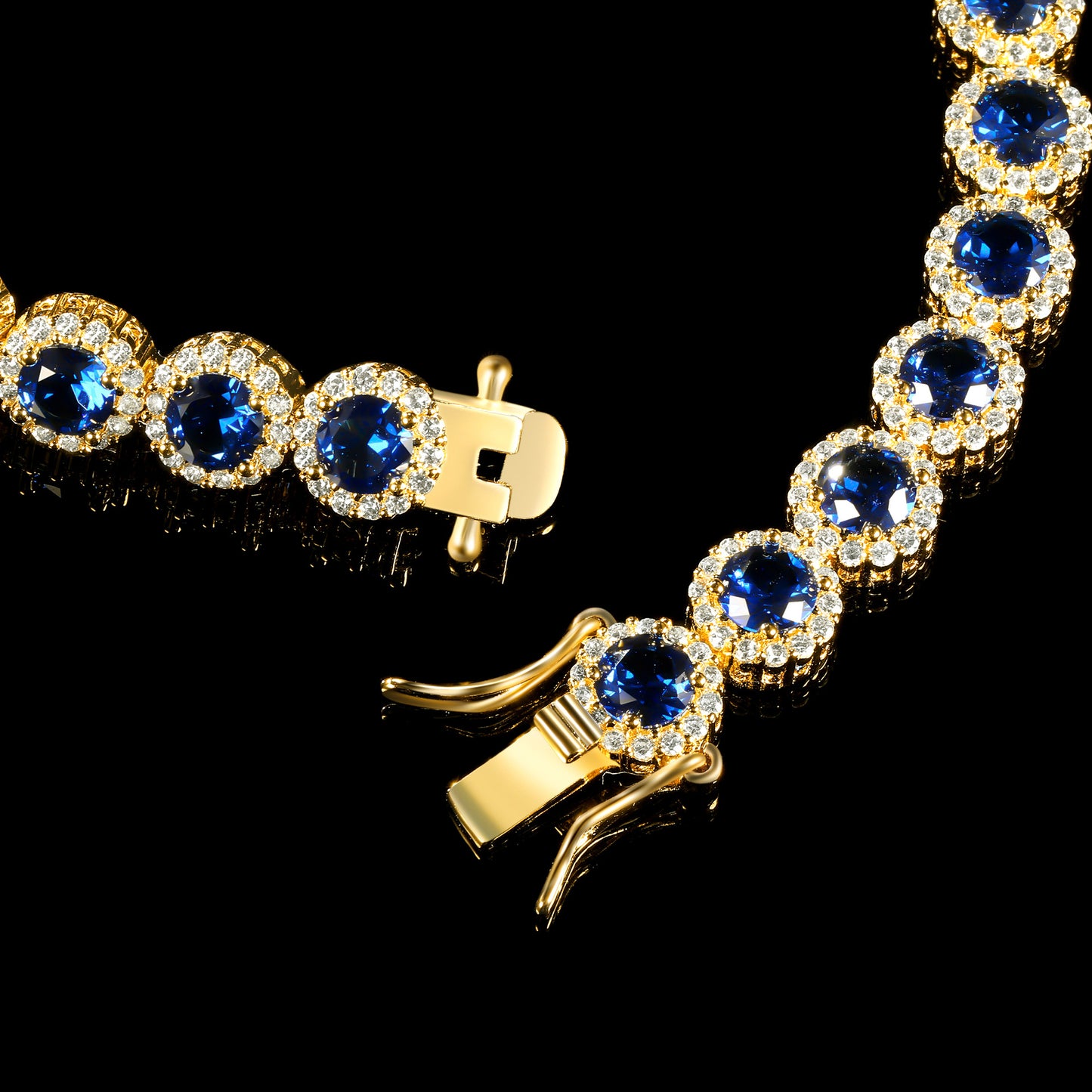 SAPPHIRE IMPERIA HALO BRACELET