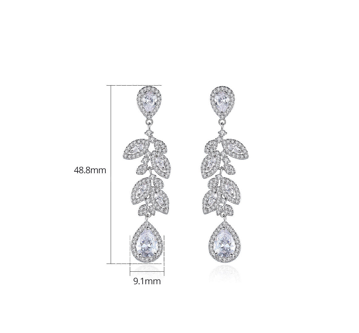 Celeste Vine Drop Earrings