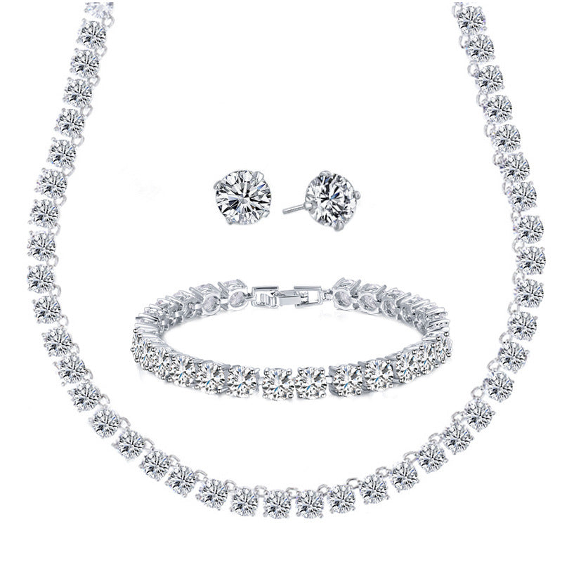 14K White Gold Solitaire Diamond Necklace – STATE STREET JEWELRY
