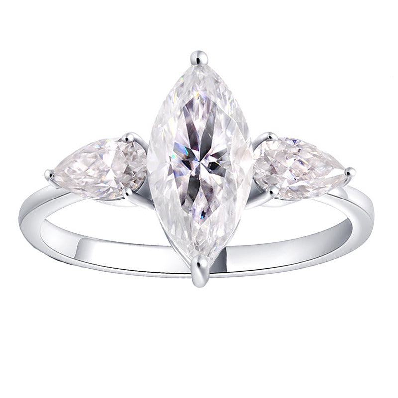 Marquise Diamond Ring (Adjustable)