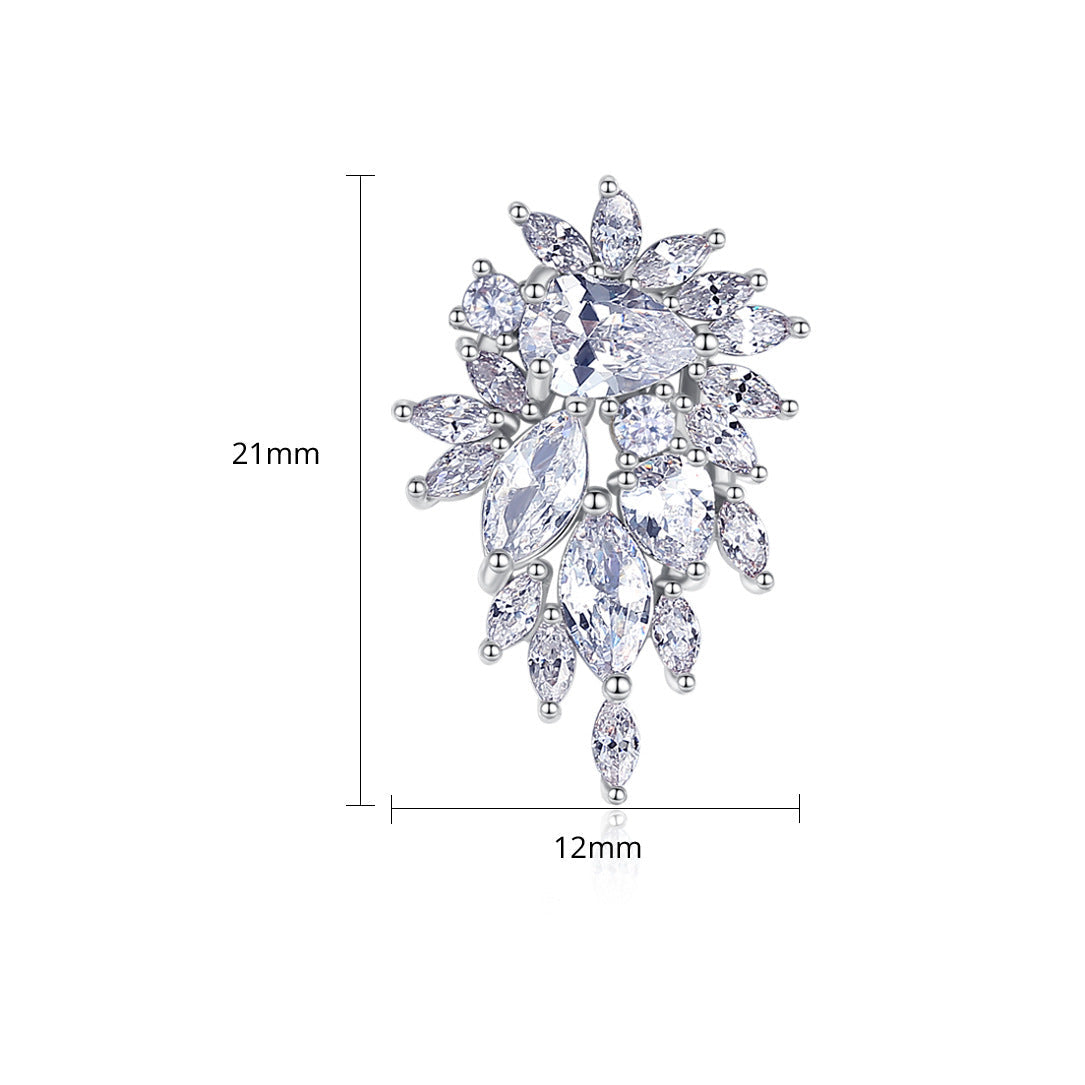 Floral Radiance Statement Earrings