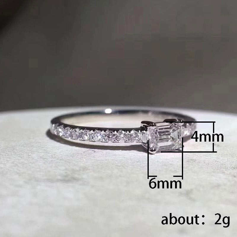 Teensy Diamond Studded Ring