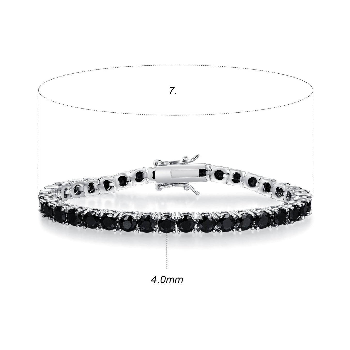 3MM Black Onyx Bracelet