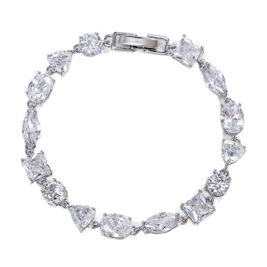 Radiant Cut Statement Tennis Bracelet