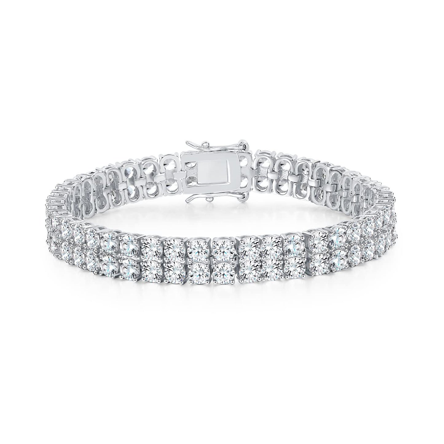 3MM TWIN SWAROVSKI TENNIS BRACELET.