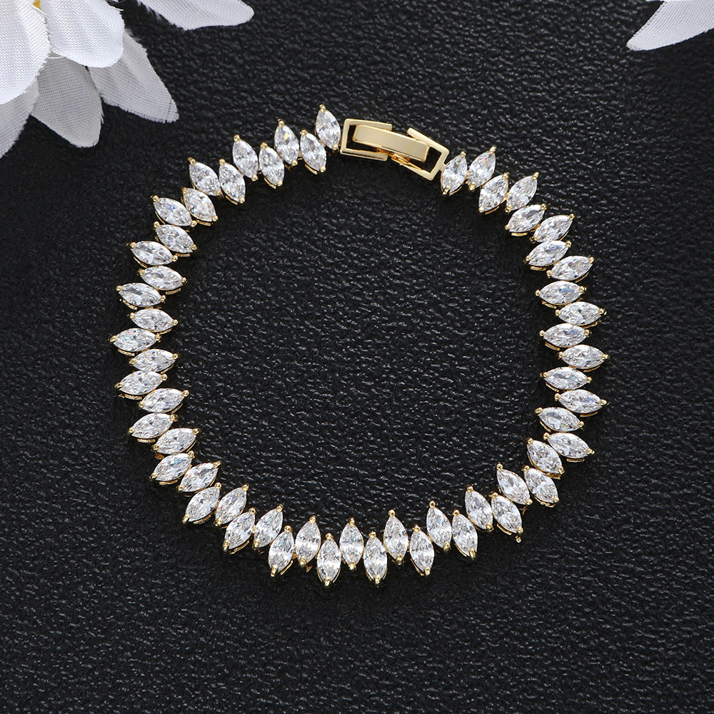 Marquise Tennis Bracelet