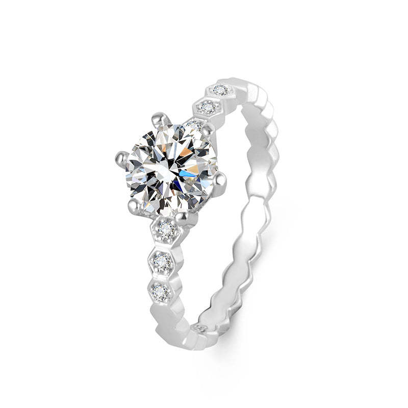 CELESTE SOLITAIRE MOISSANITE RING