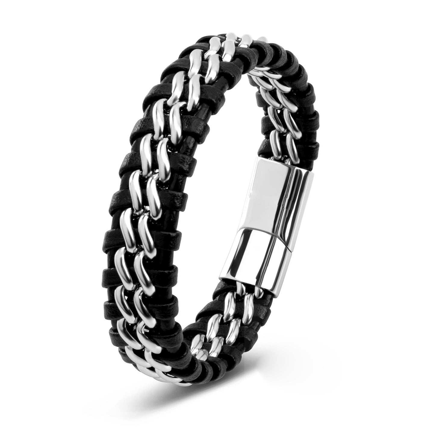 Luxury Men's Leather Bracelet