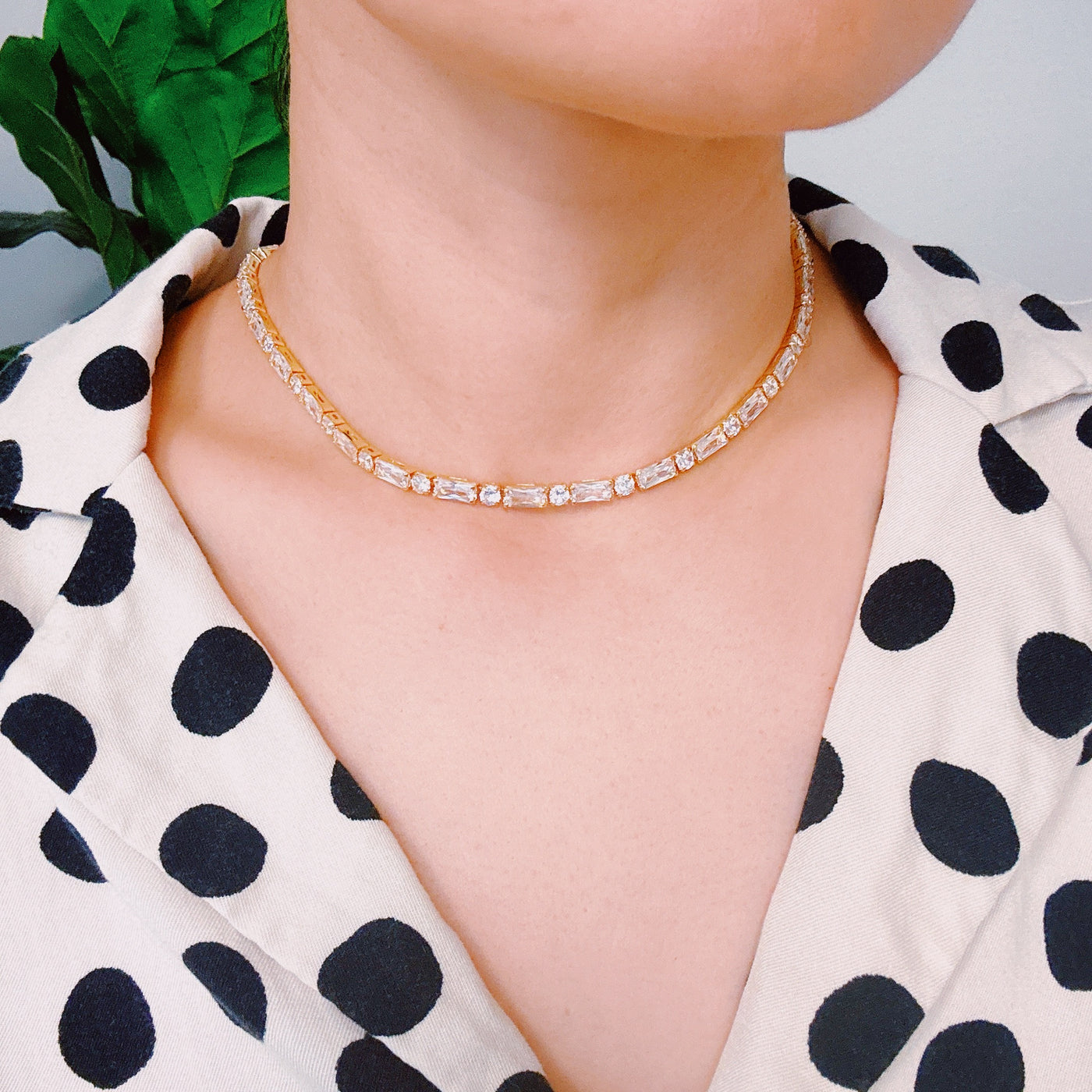 Bamboo Brillance Necklace & Bracelet