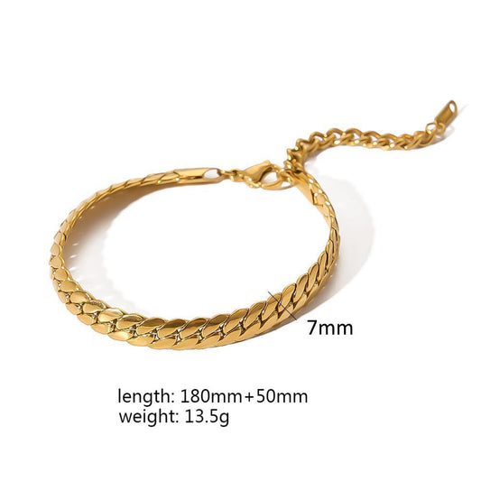 Allure Flat Chain Bracelet