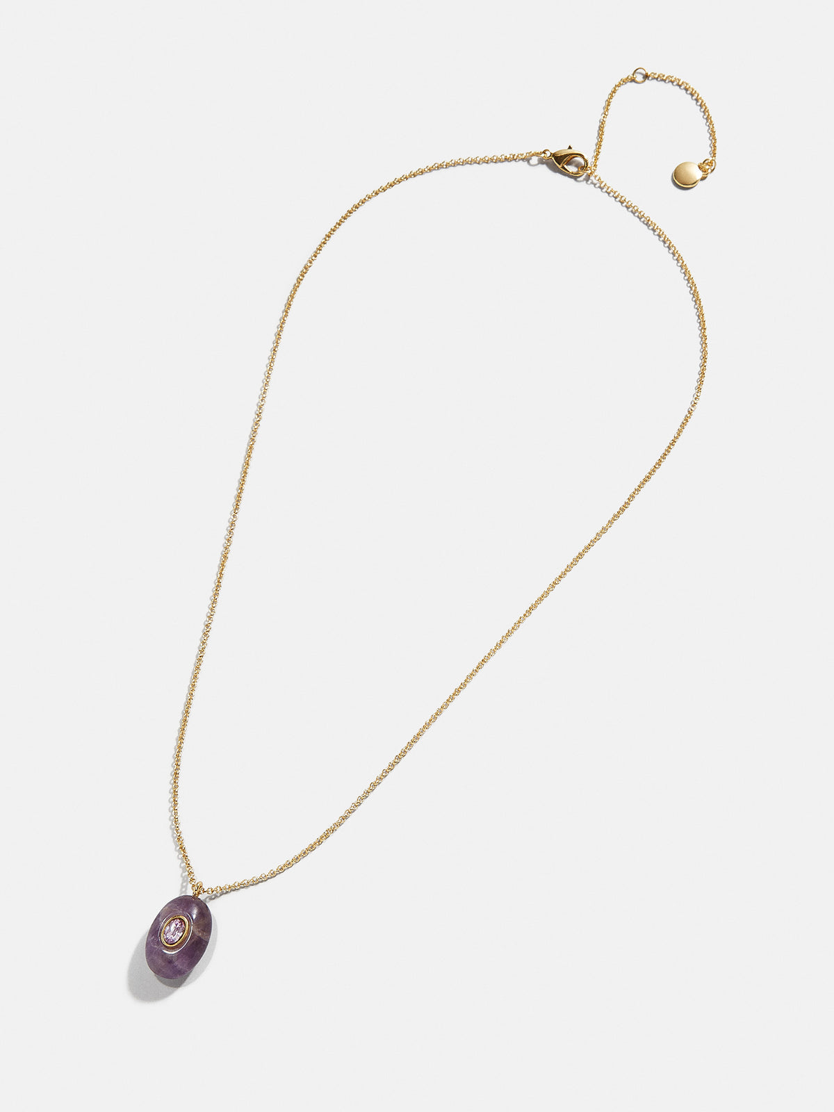 Healing Amethyst Oval Necklace