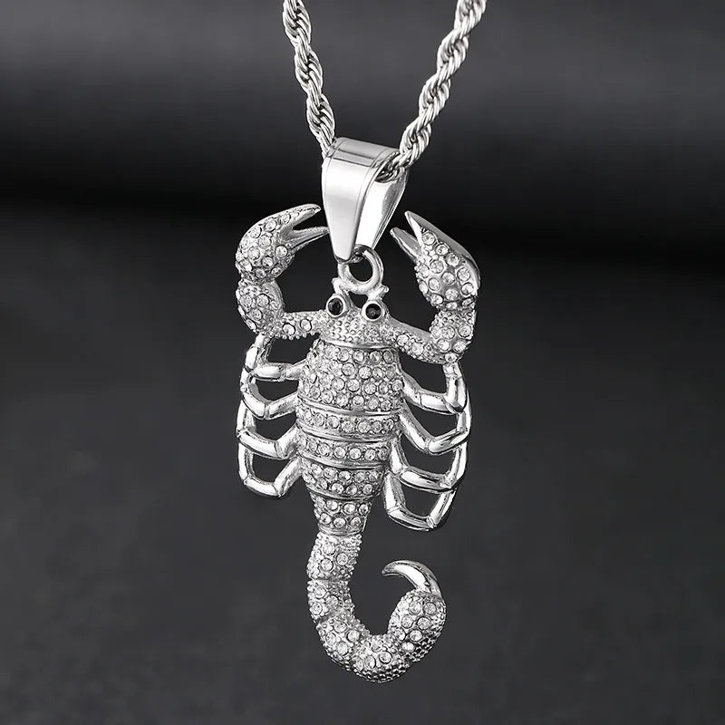 All Eyes Scorpion Necklace