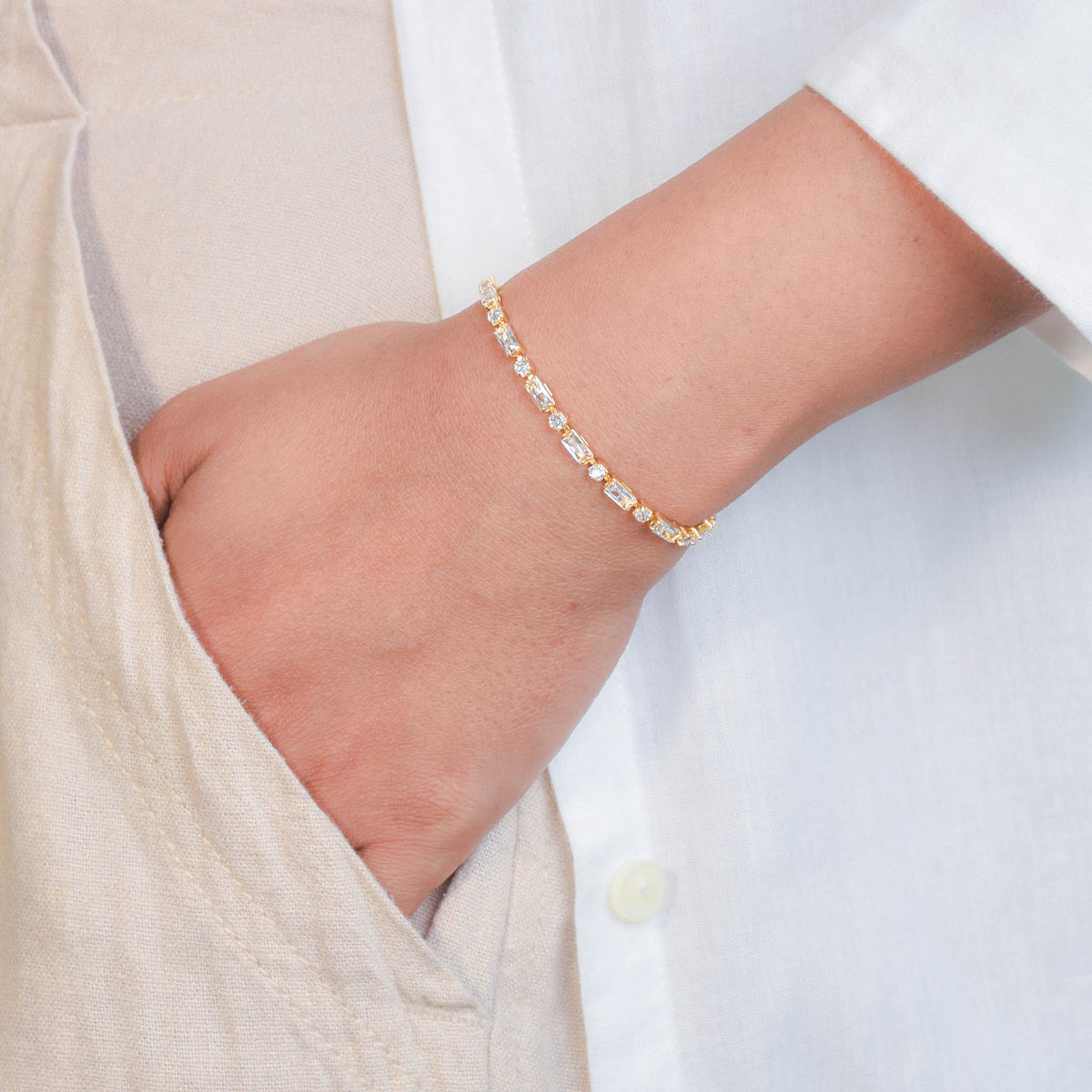 Bamboo Brillance Necklace & Bracelet