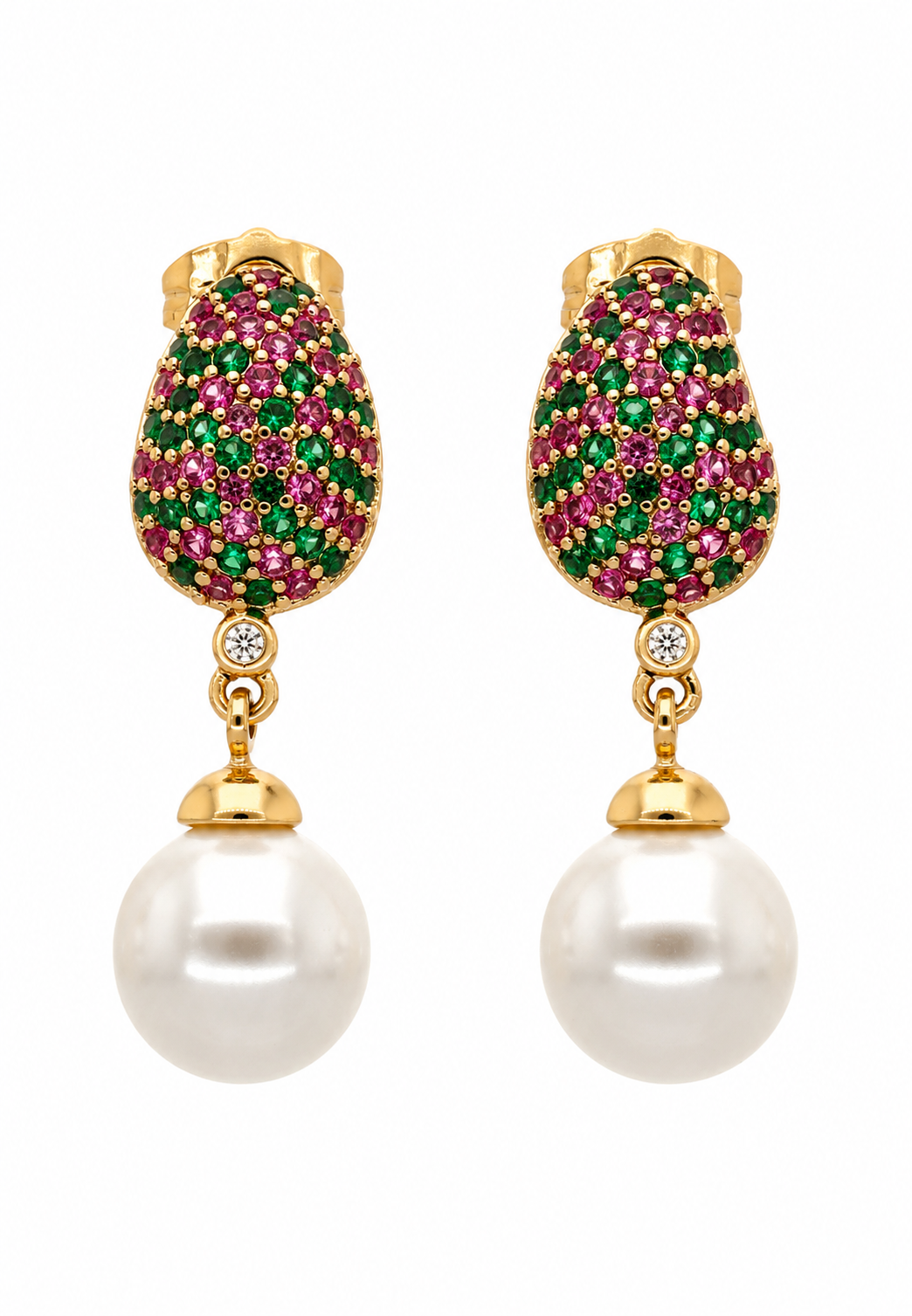 Maharani Pearl Drop Earrings