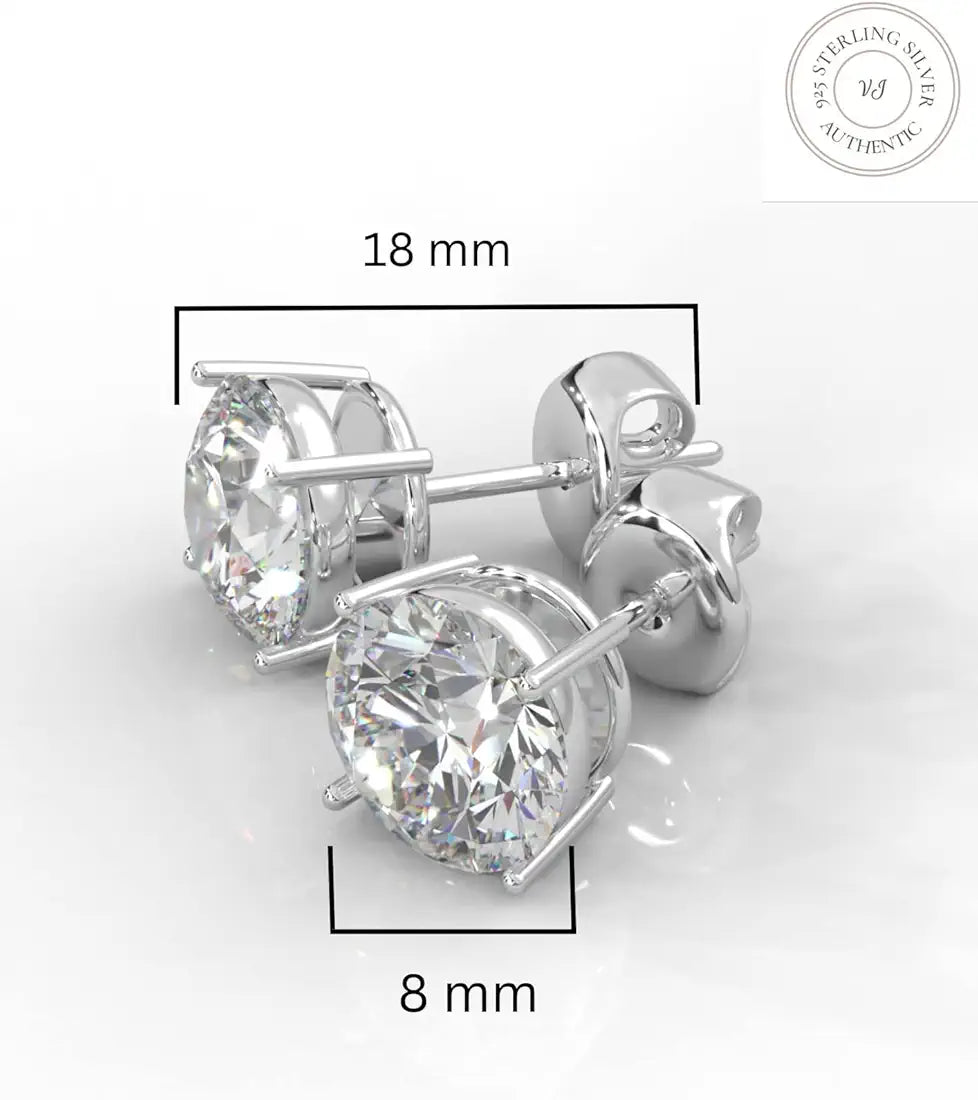 Marquis Solitaire Earrings