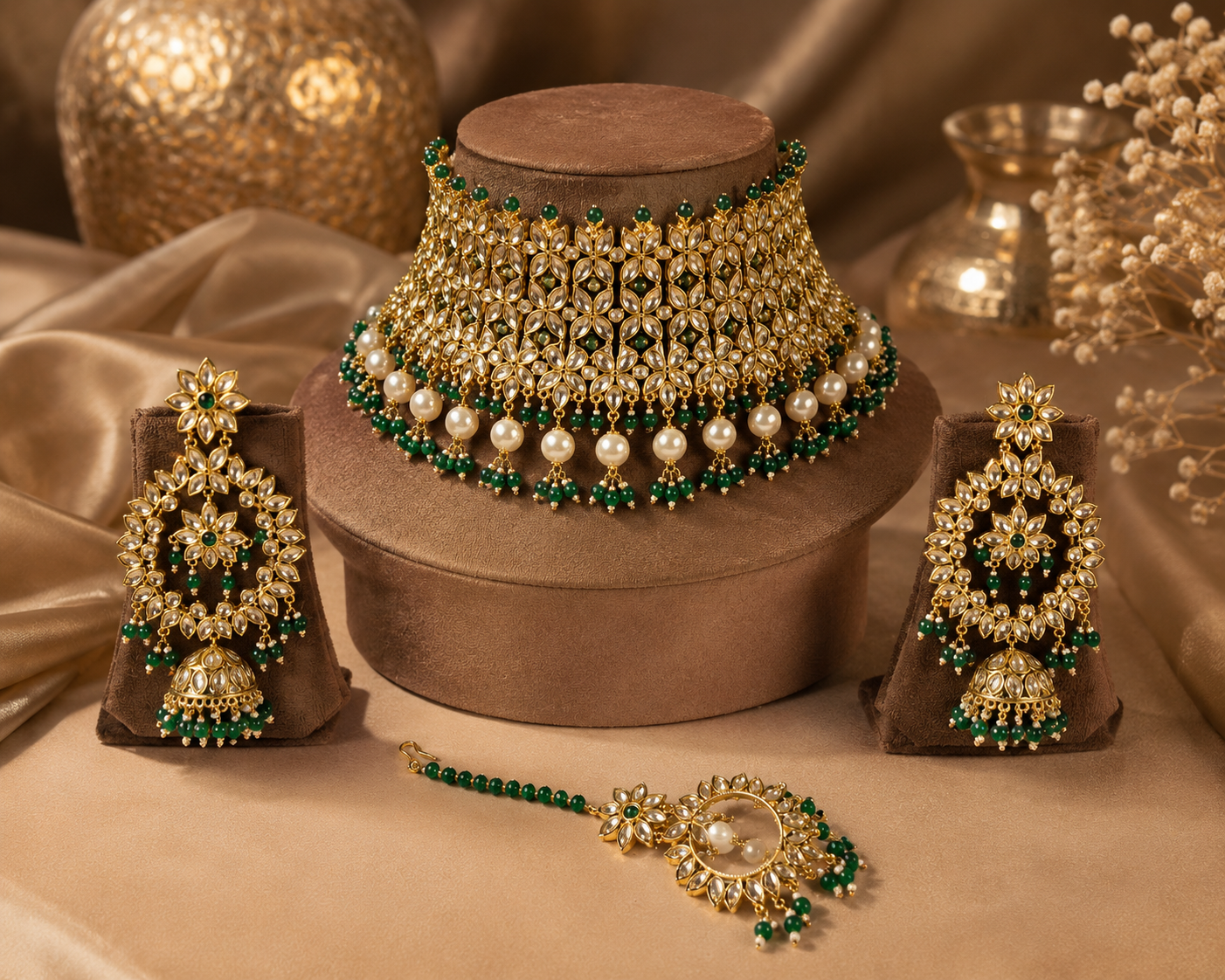 Polki Royal Highness Necklace Set