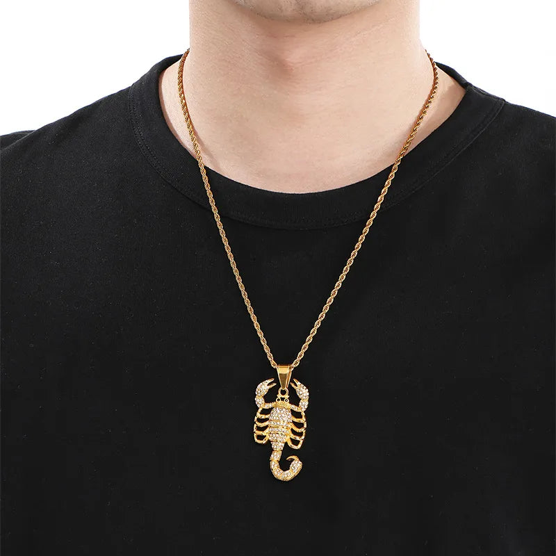 All Eyes Scorpion Necklace