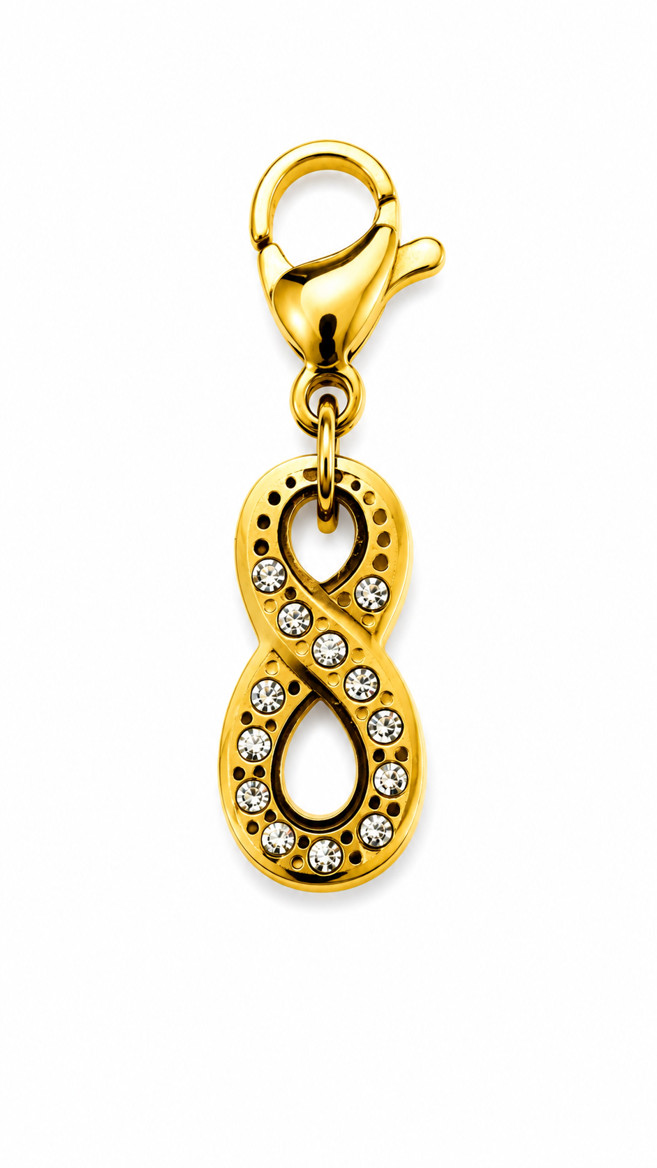 Infinity Charm — 18K gold plated, Zewar.co