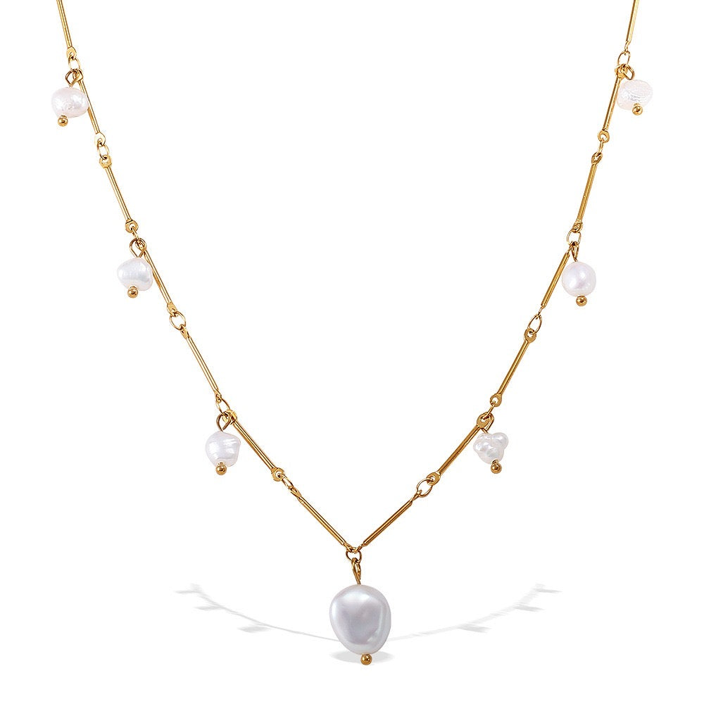 Nora Pearl Drop Necklace