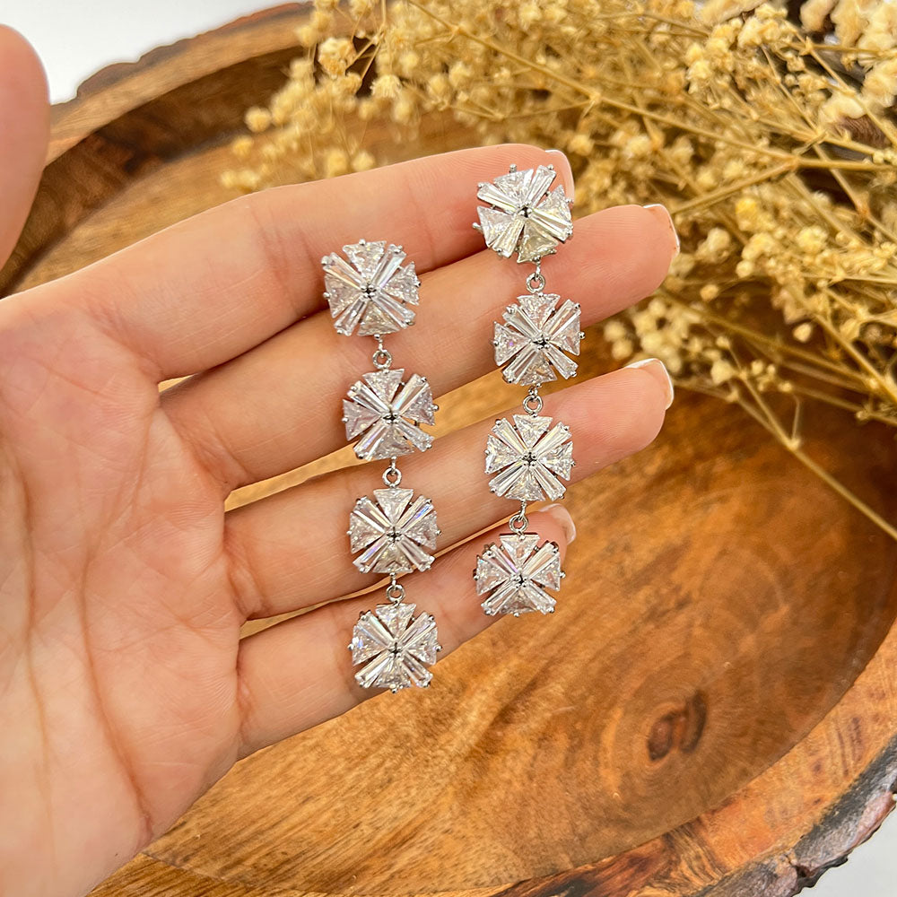 Majestic American Diamond Earrings