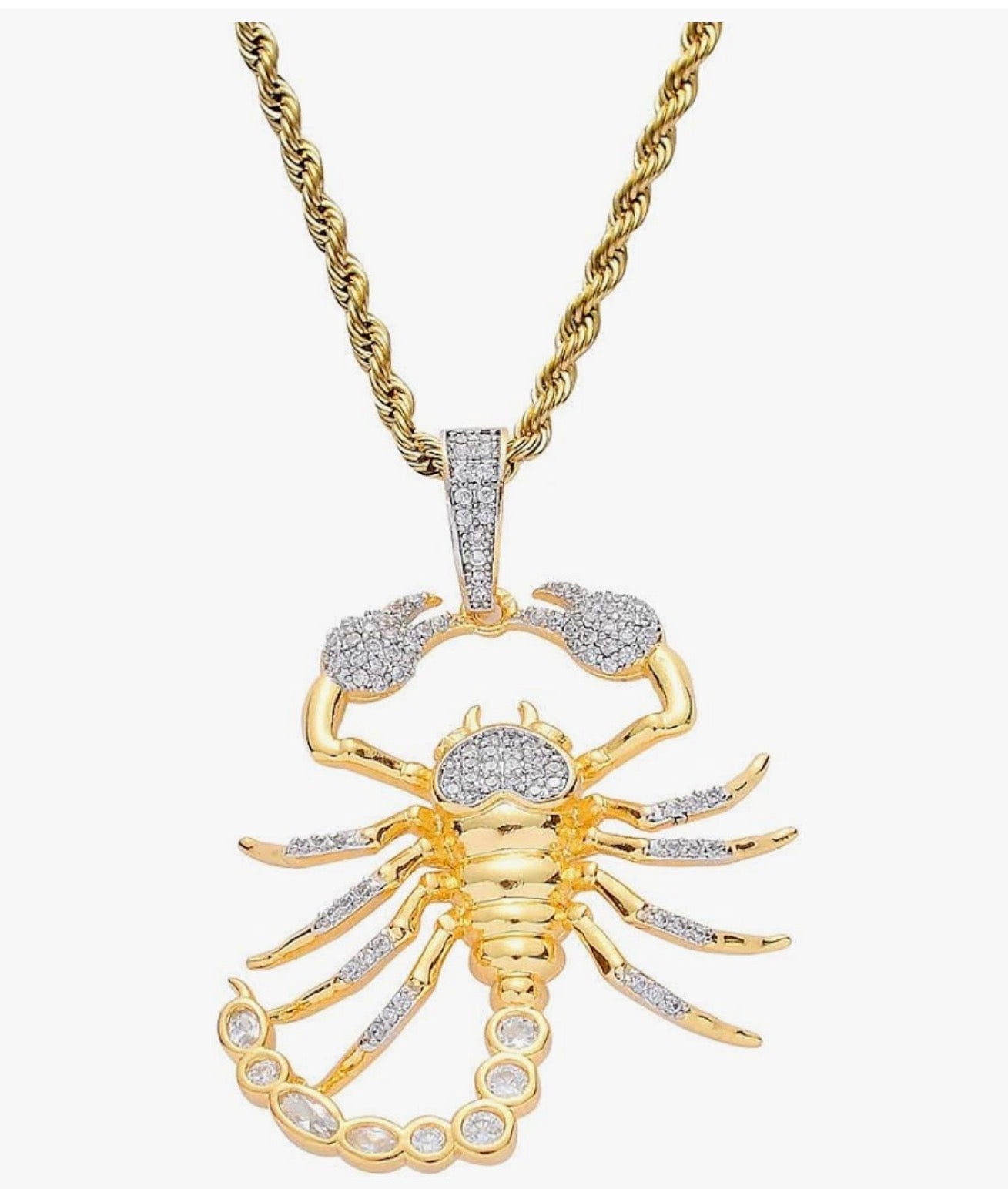 Iced Out Scorpion Necklace