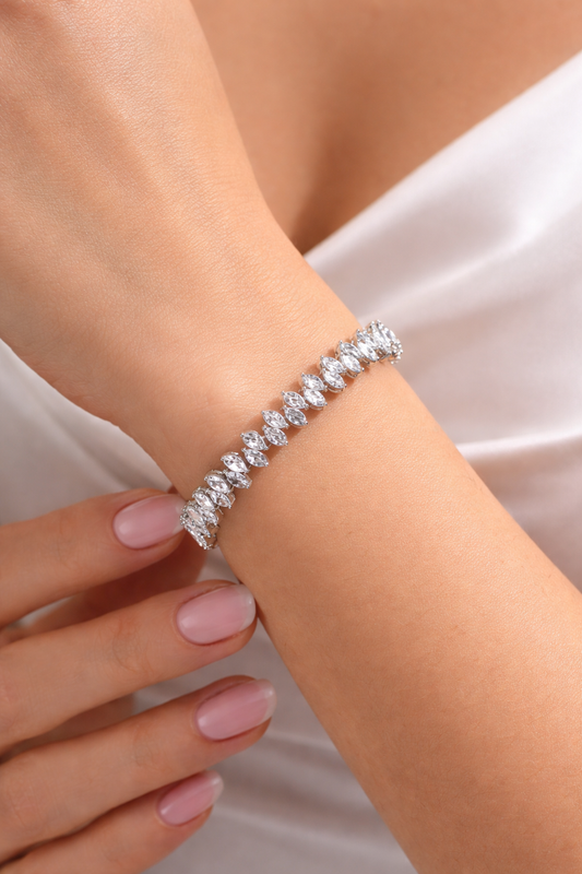 Marquise Tennis Bracelet
