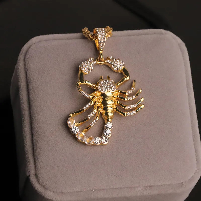 Iced Out Scorpion Necklace