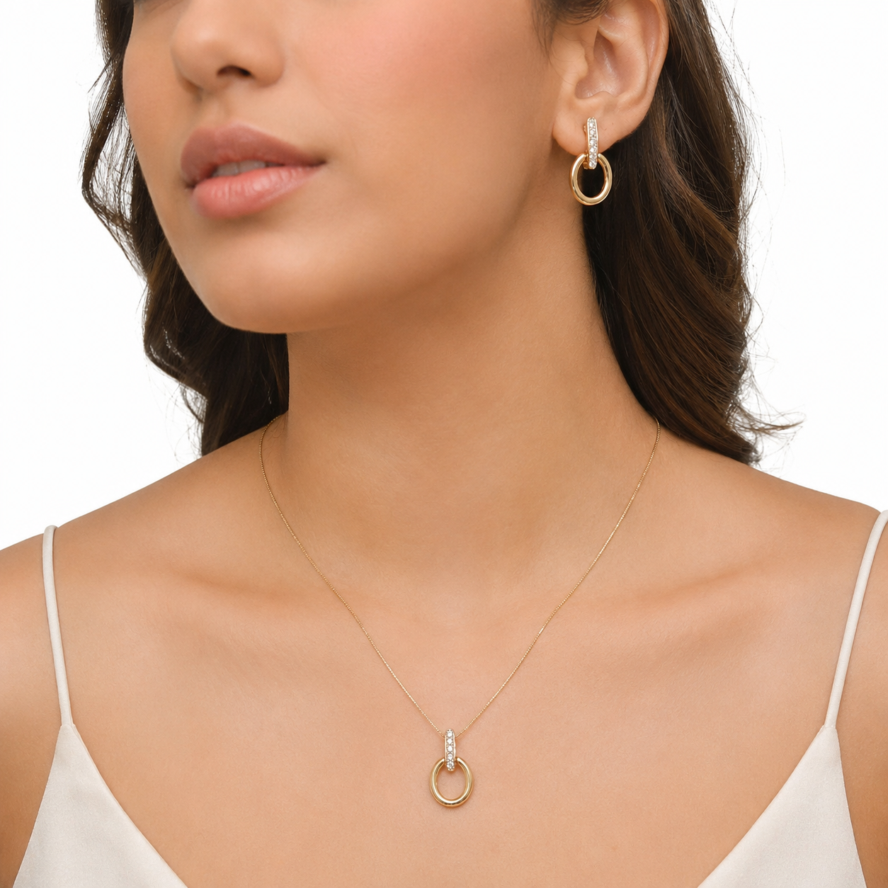 Nova Link Necklace & Earring Set