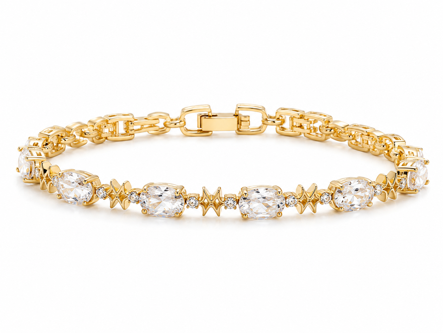 Éclat Oval Tennis Bracelet