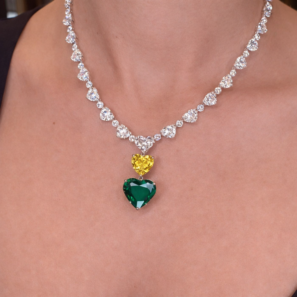 Heart of Titanic Necklace Set