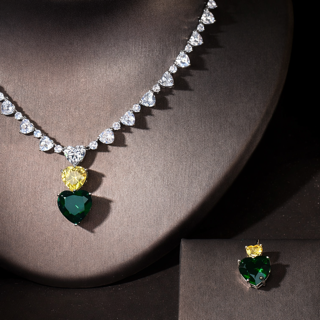 Heart of Titanic Necklace Set
