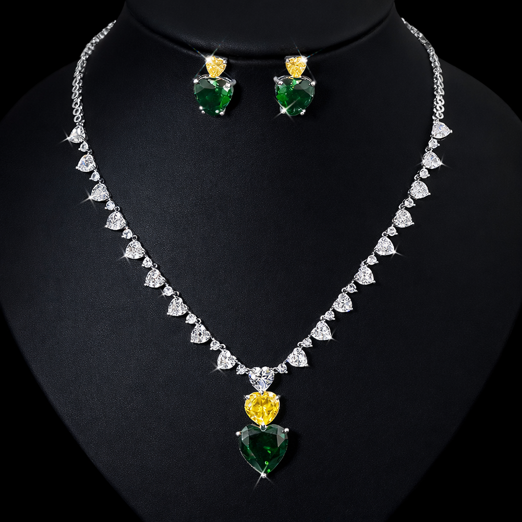 Heart of Titanic Necklace Set