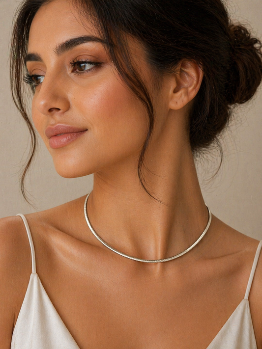 Vintage Italian Snake Necklace